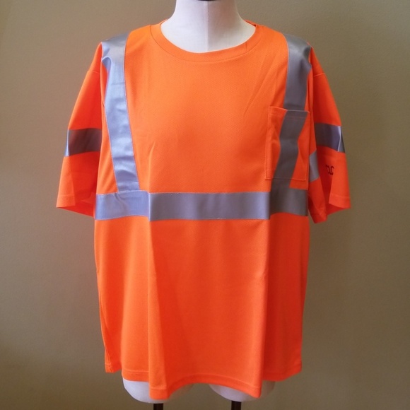 Custom LeatherCraft Other - ⛑️CLC HI-VIZ ANSI 2 SHORT SLEEVE ORANGE T-SHIRT
